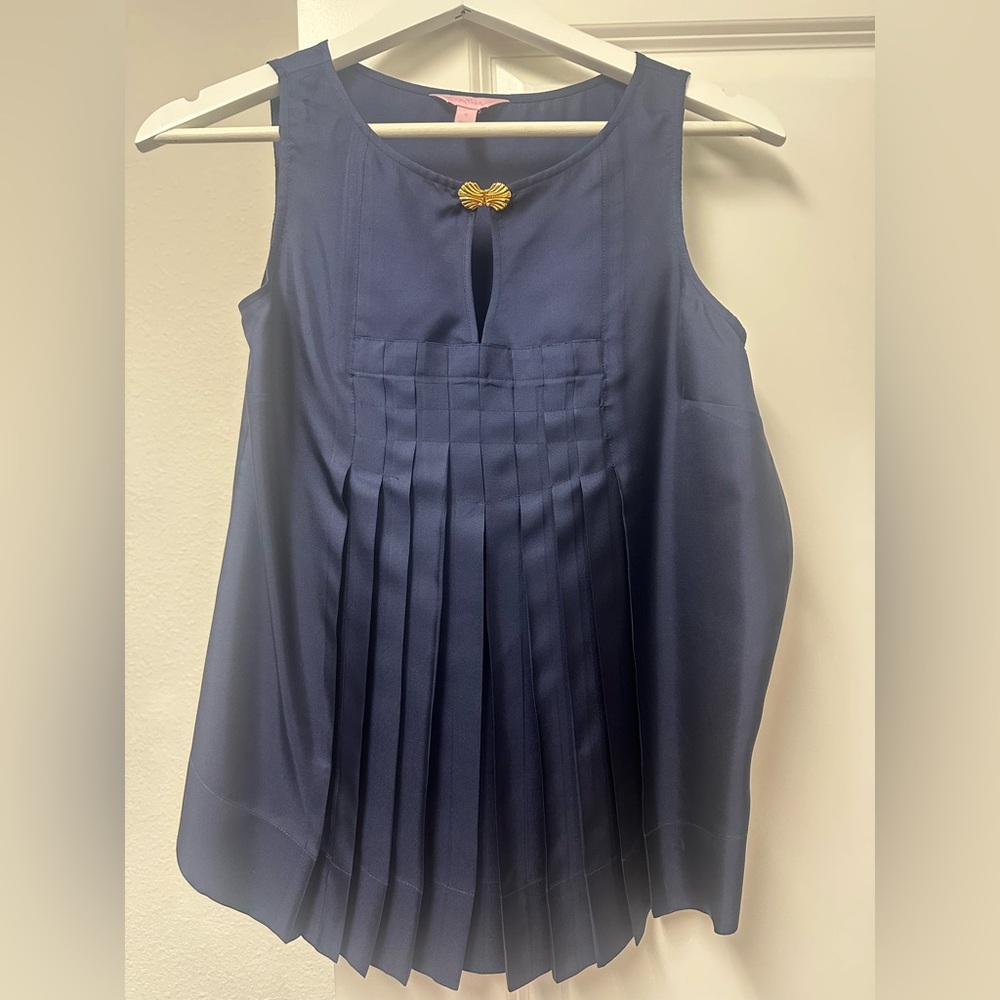 LILY PULITZER SILK TOP